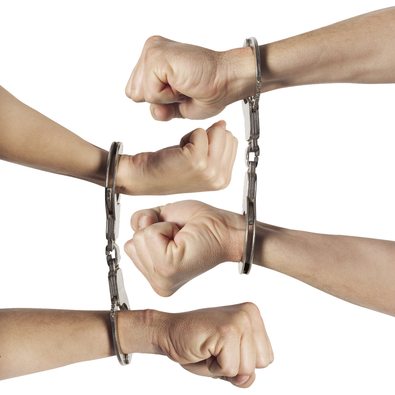 Hands Wrist Handcuffs Arrest Fist  - AlLes / Pixabay